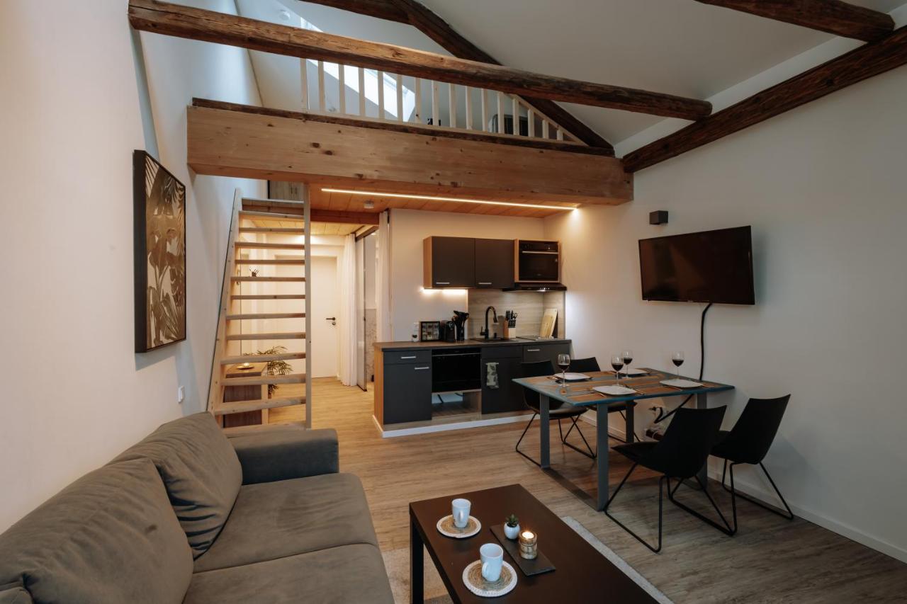Modern Elegance Lofts - Wohnen Auf Zwei Ebenen Lägenhet Passau Exteriör bild