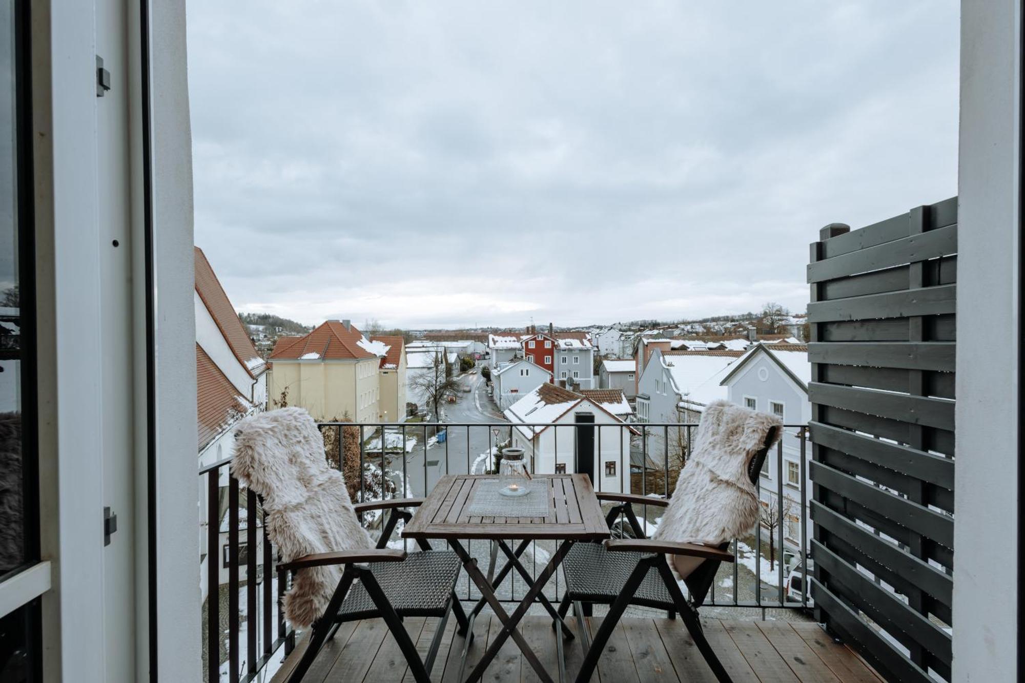 Modern Elegance Lofts - Wohnen Auf Zwei Ebenen Lägenhet Passau Exteriör bild
