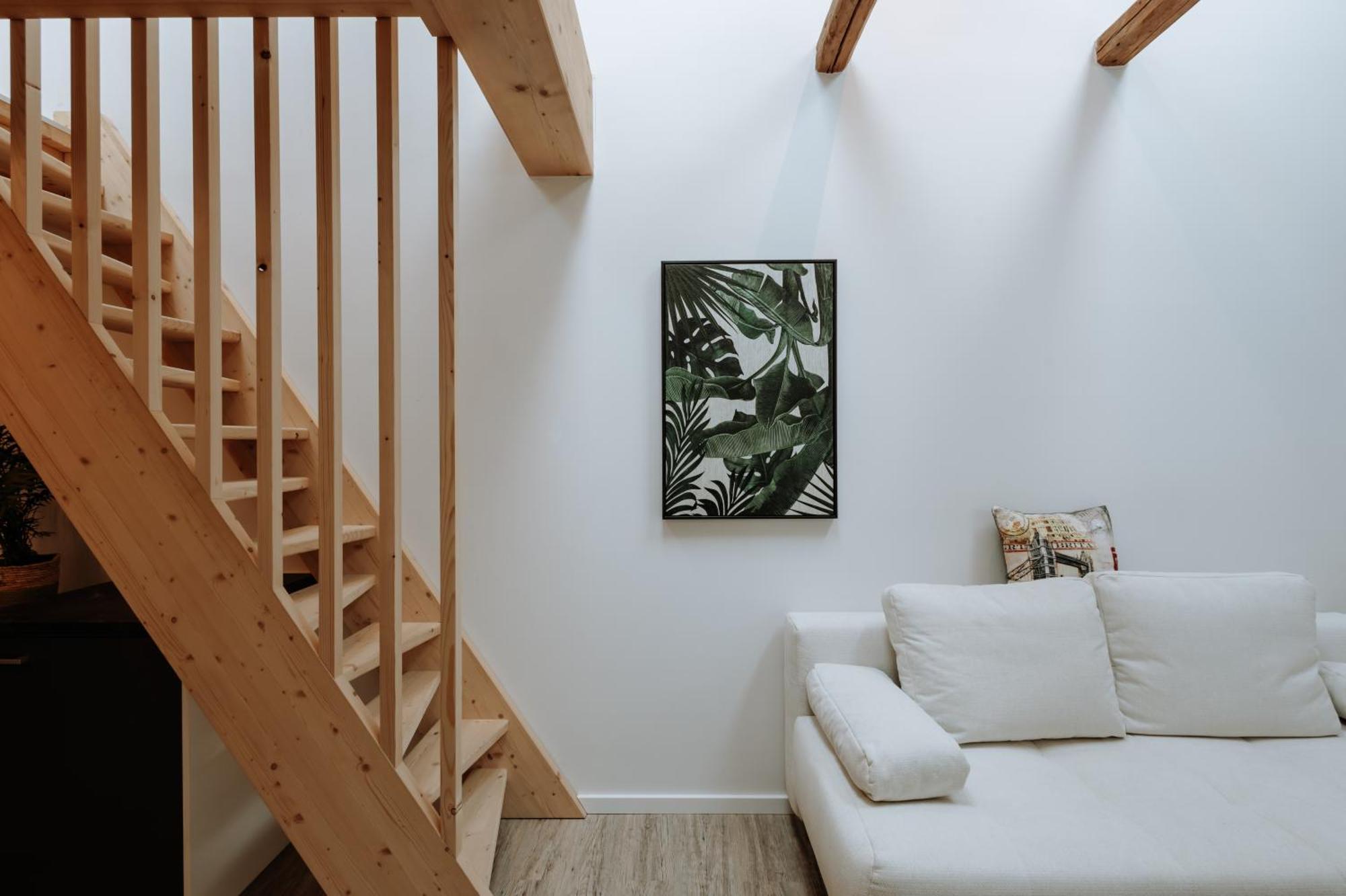 Modern Elegance Lofts - Wohnen Auf Zwei Ebenen Lägenhet Passau Rum bild