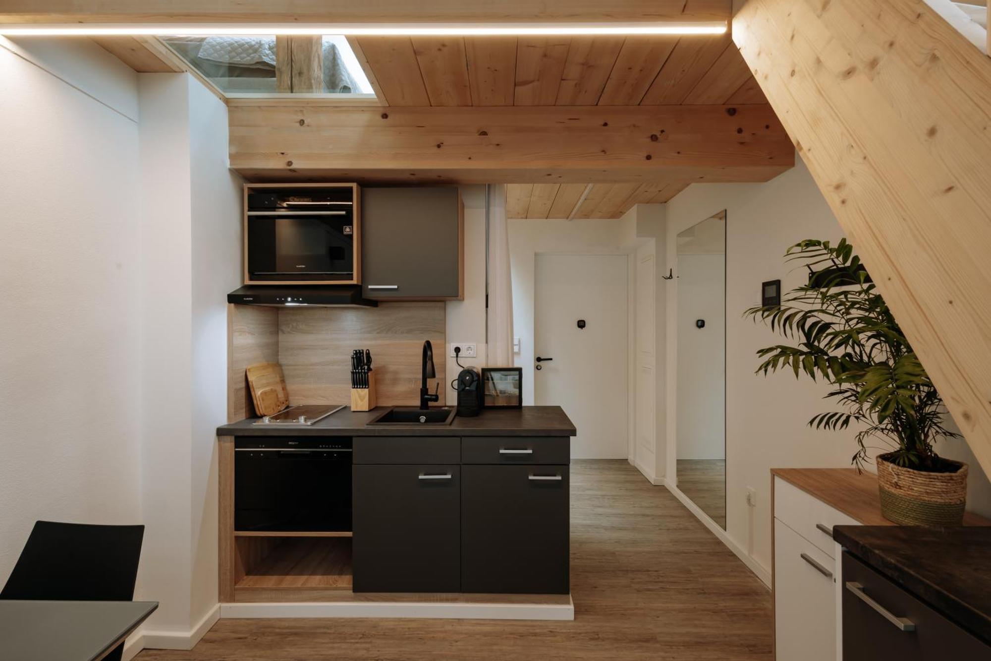 Modern Elegance Lofts - Wohnen Auf Zwei Ebenen Lägenhet Passau Rum bild