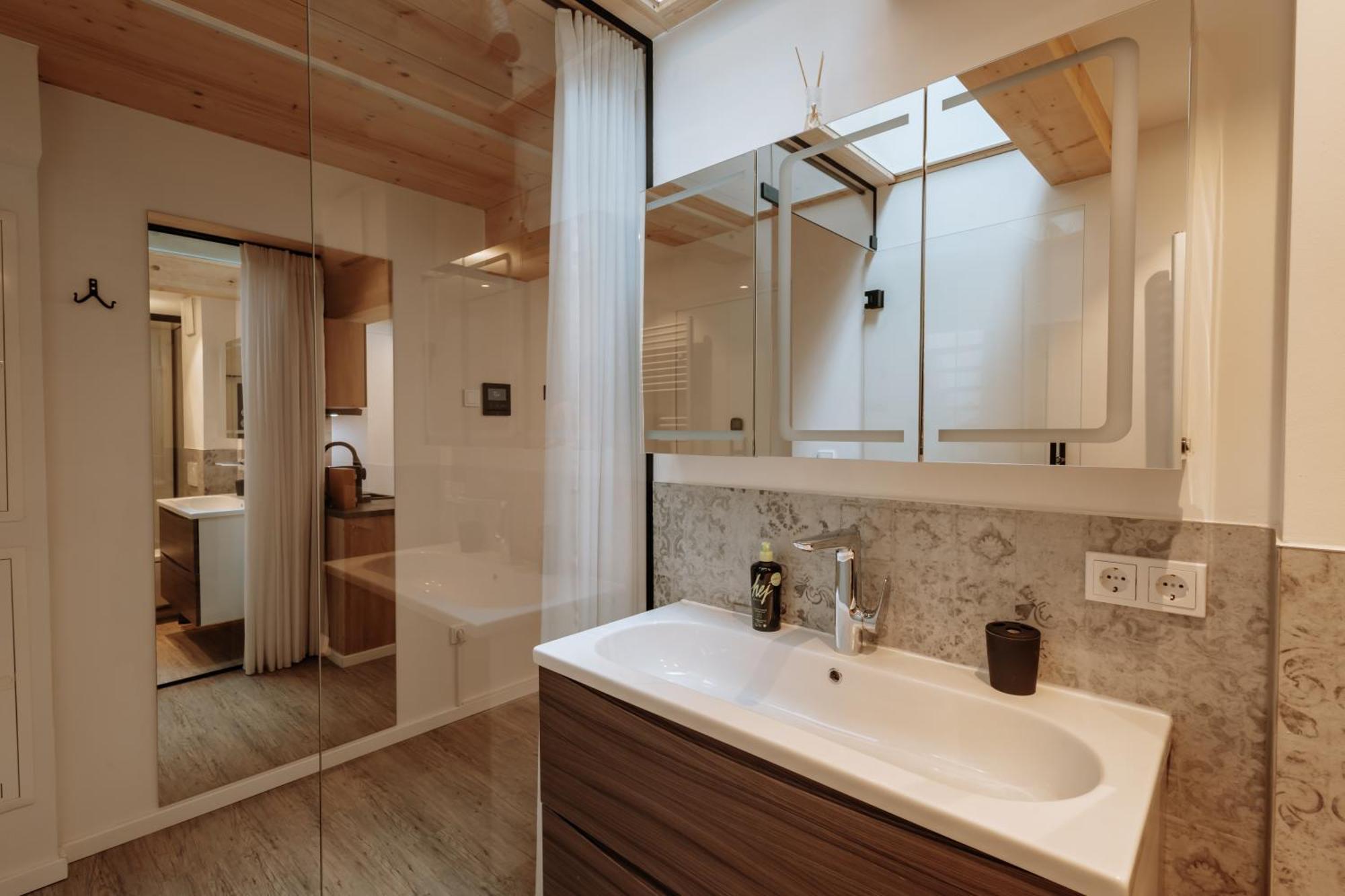 Modern Elegance Lofts - Wohnen Auf Zwei Ebenen Lägenhet Passau Rum bild