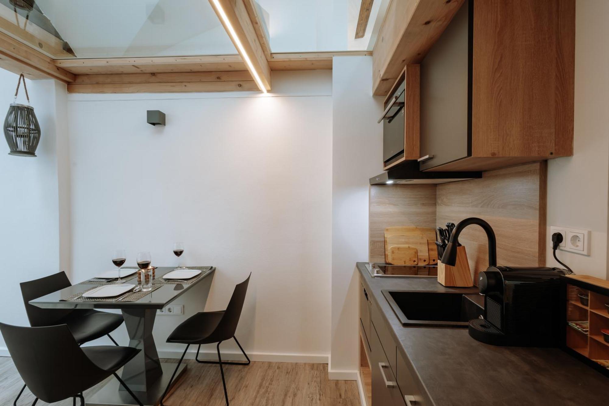 Modern Elegance Lofts - Wohnen Auf Zwei Ebenen Lägenhet Passau Rum bild